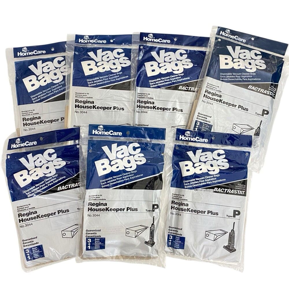 7 Pack Regina Housekeeper Plus Type P (21 bags/7 Filters Total) 3044 Vacuum Bags